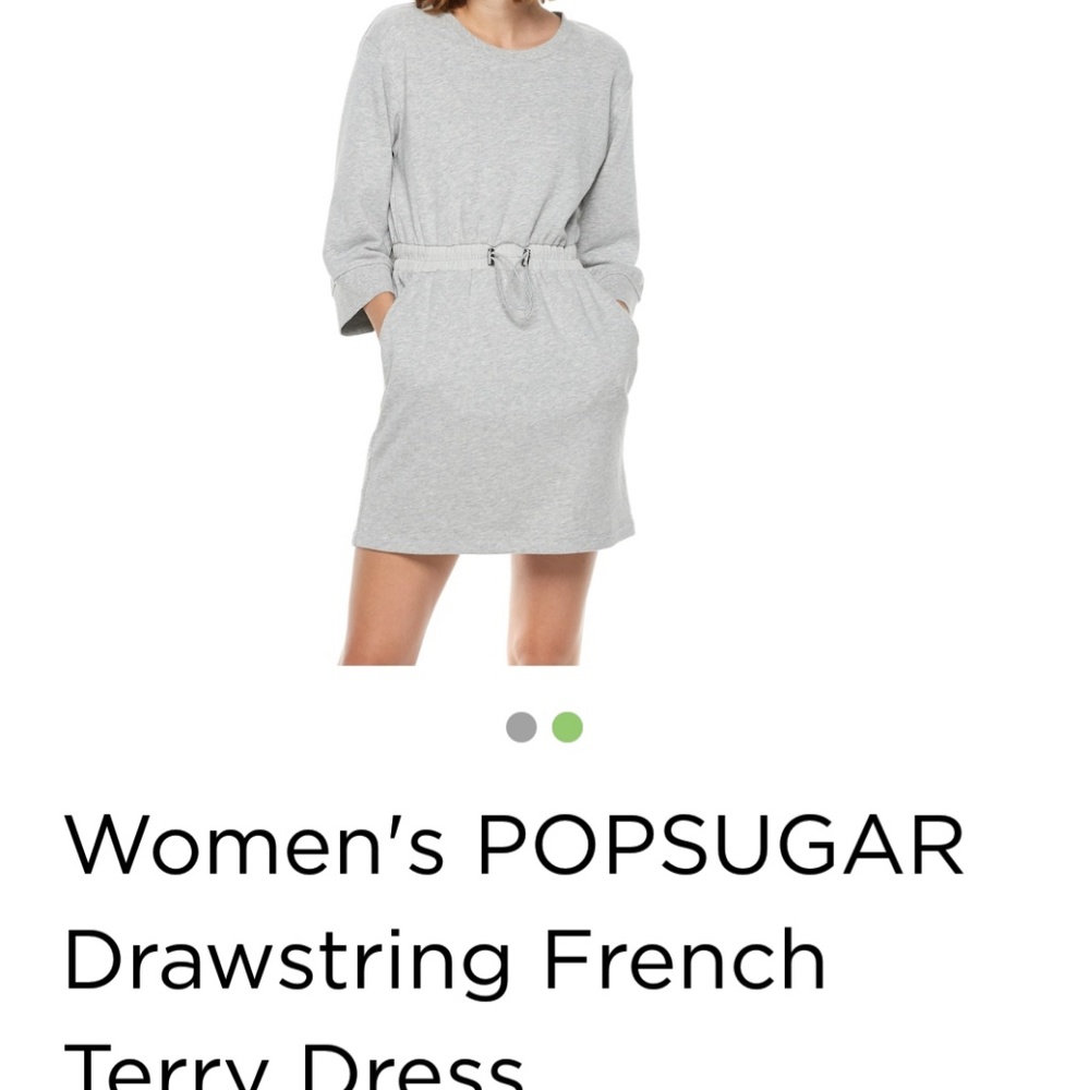 💥💥 HP💥💥Popsugar drawstring French terry dress